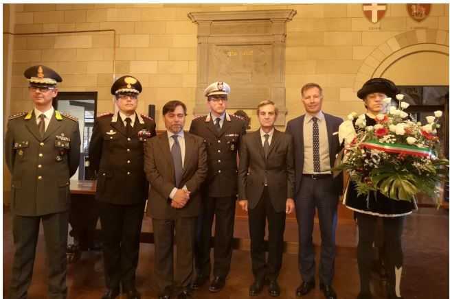 Palio diSiena, Palio Straordinario: Sindaco De Mossi rende omaggio ai ai dipendenti comunali caduti nella Grande Guerra
