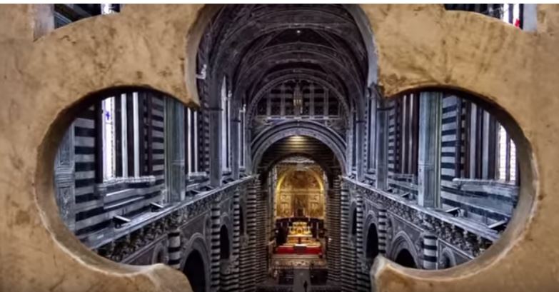 Siena: Visite notturne straordinarie Porta del Cielo e pavimento del Duomo di Siena