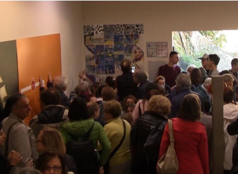 Siena: Risalita Santa Caterina, presentata l’opera d’arte degli studenti per la festa dei nonni