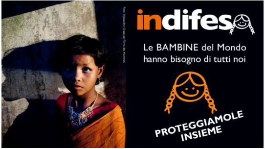 Siena: L’11 ottobre Giornata mondiale delle bambine e delle ragazze, Siena aderisce alla campagna “#Indifesa” di Terres des Hommes