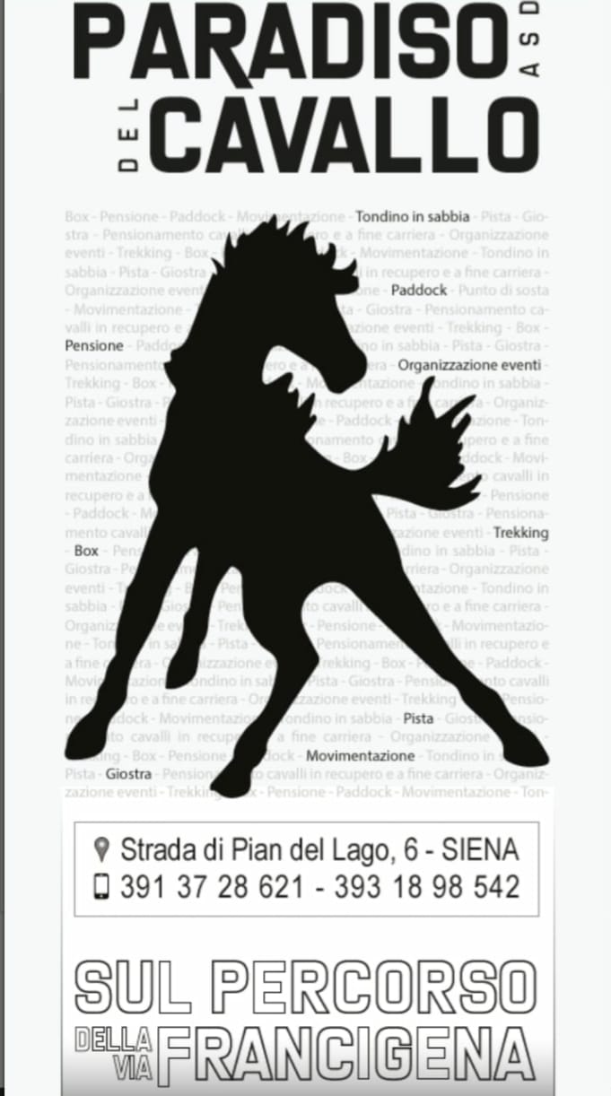 Siena: Dal 02/01/2019 aprirà ufficialmente i battenti il “Paradiso del Cavallo”