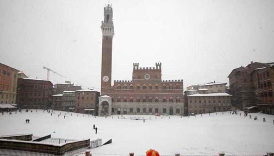 Toscana: Codice giallo per neve e rischio idrogeologico