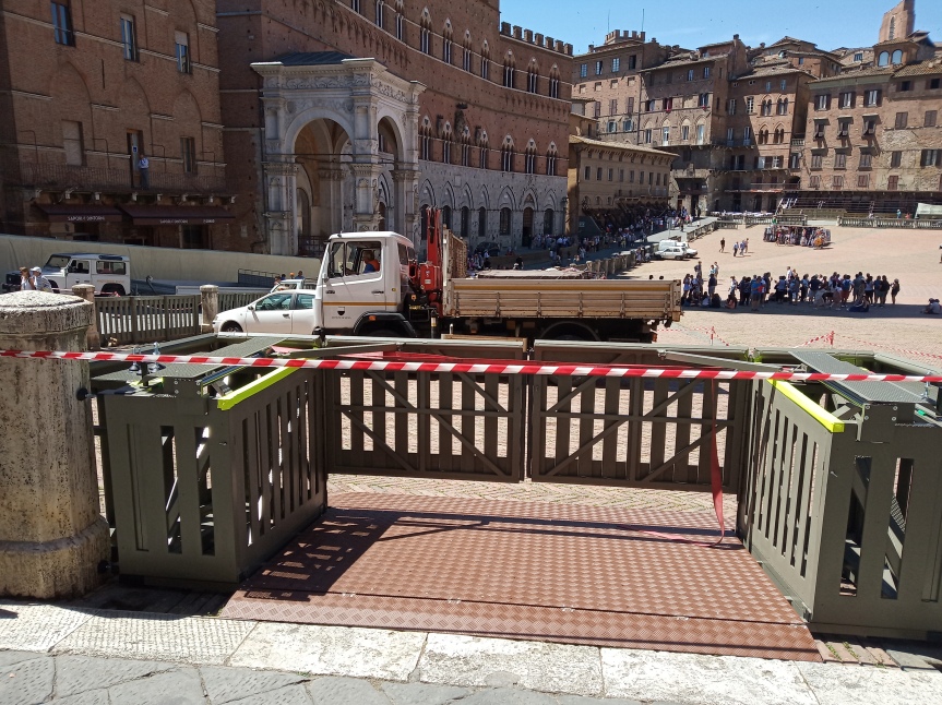 Palio di Siena: 5 nuovi varchi semiautomatici in Piazza del Campo