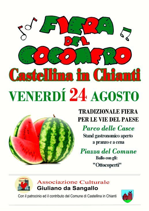 Provincia di Siena: A Castellina in Chianti torna la Fiera del Cocomero