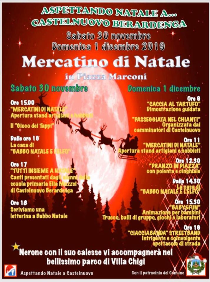 Provincia di Siena: Castelnuovo accoglie le feste con il Mercatino di Natale