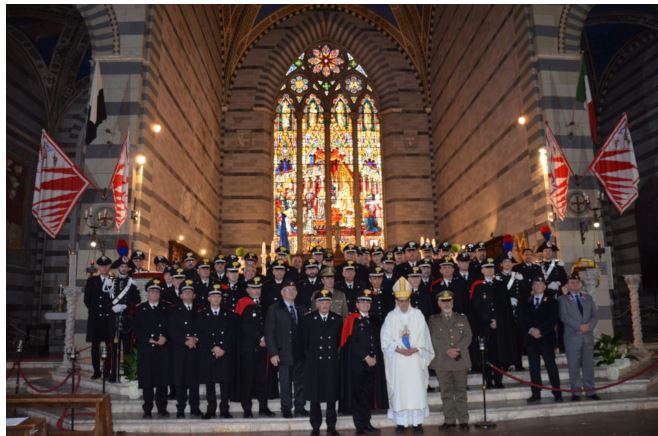 Siena: Oggi 21/11 ”Virgo fidelis”, celebrata a Siena la ricorrenza della patrona dei Carabinieri