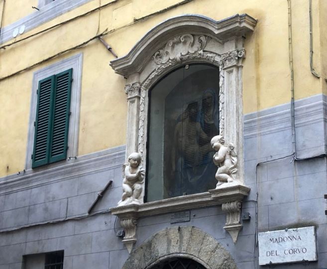 Siena, Contrada della Pantera:  Oggi 16/11 Inaugurato il restauro della Madonna del Corvo