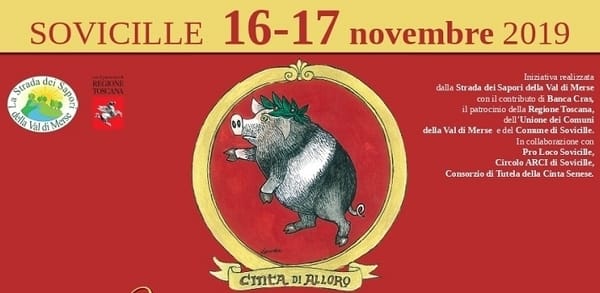 Provincia di Siena: Oggi 16/11 e Domani 17/11 ”Sapori di Cinta Senese in Val di Merse”