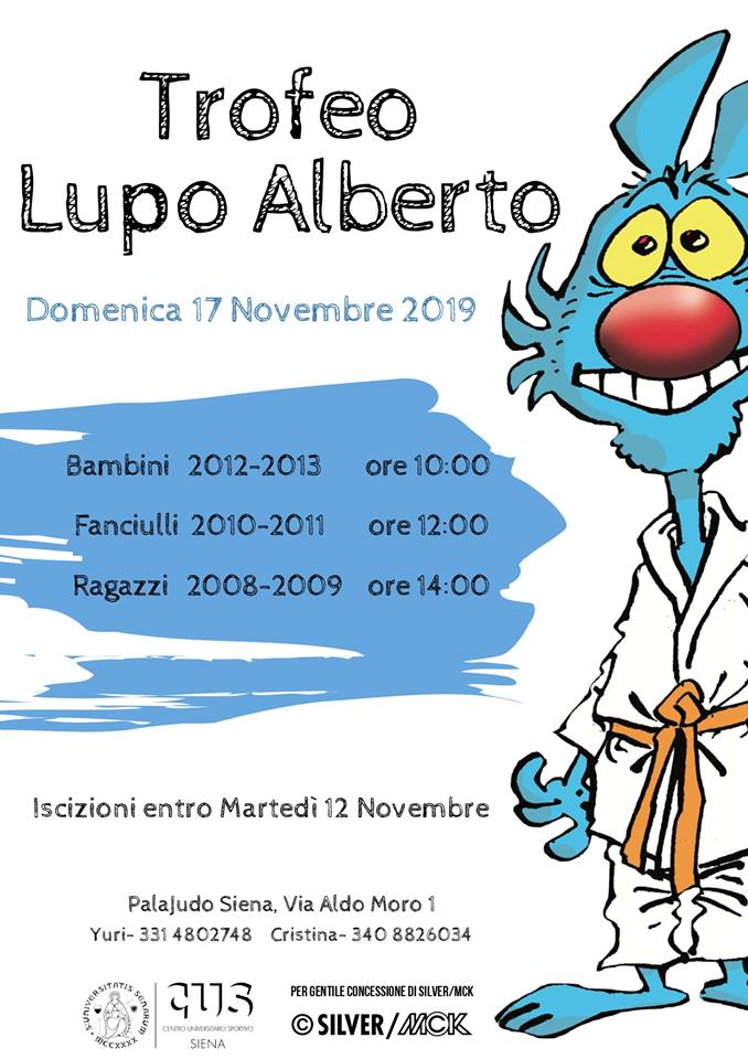 Siena, Cus Siena Judo: 17/11 Trofeo Lupo Alberto