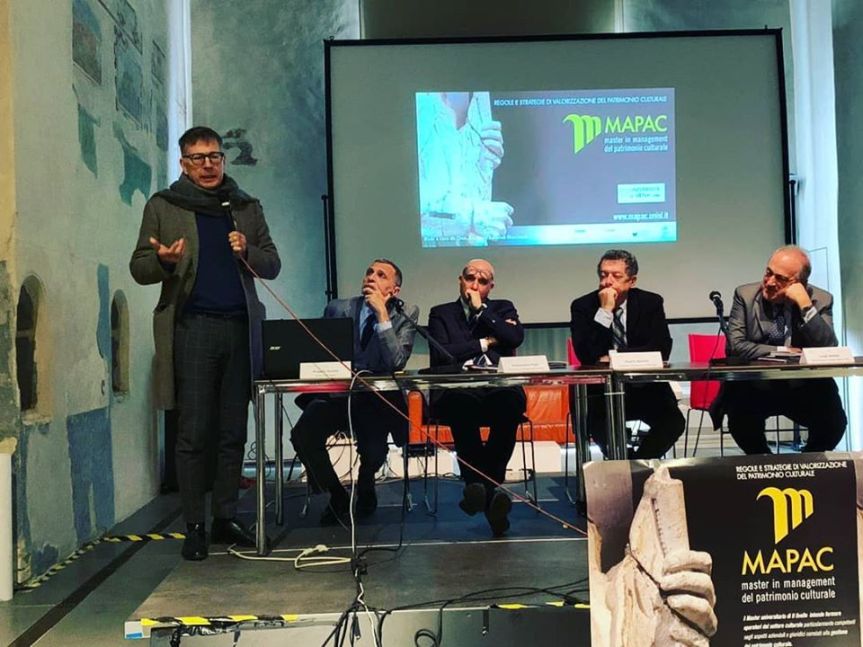 Siena: Intervento Sindaco Luigi De Mossi alla presentazione in Management del patrimonio culturale