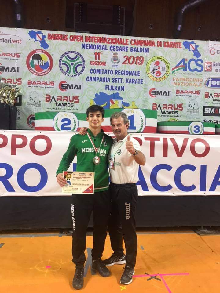 Siena: Mens Sana karate, ieri 01/12 Cesare Banfi medaglia di Bronzo all’ 11° Open di Campania