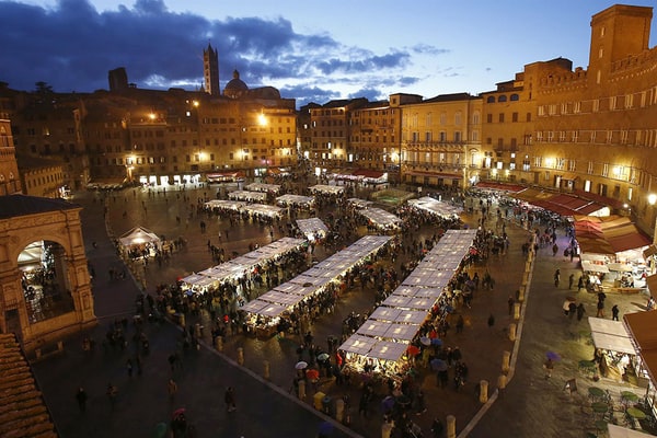 Siena,  torna il Mercato nel Campo: Due giorni all’insegna della cultura del gusto