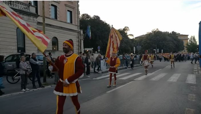 Palio di Siena: Il rientro della Contrada del Valdimontone 2018