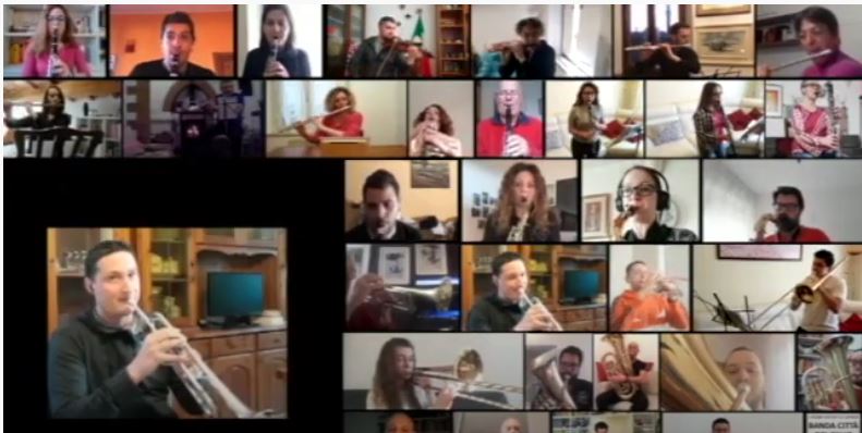 Siena: Sona Sona Campanina video messaggio di speranza della Banda Città del Palio
