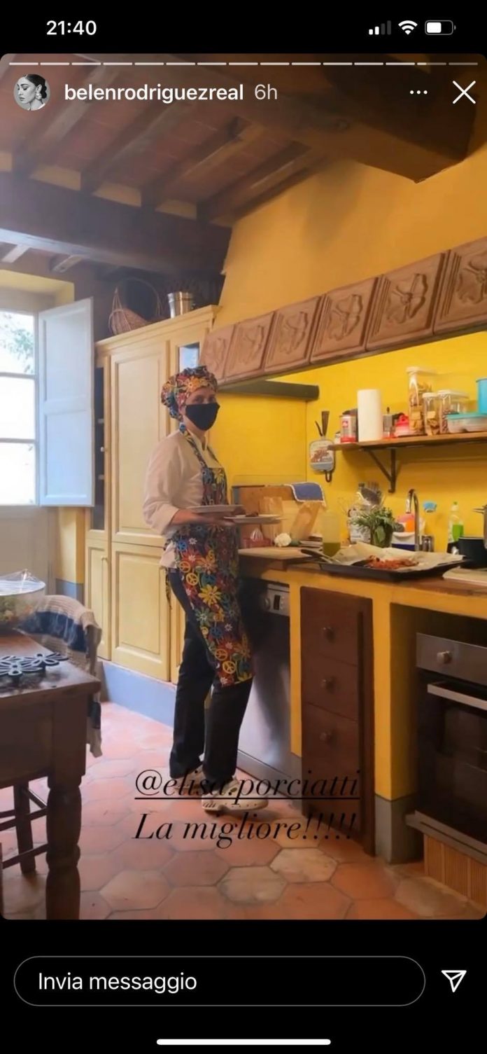 Siena: Una cuoca senese a casa di Belen Rodriguez