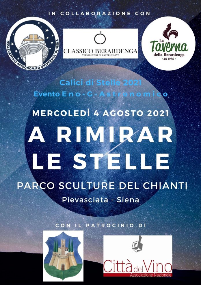 Provincia di Siena: Al Parco Sculture del Chianti un evento che unisce gastronomia e astronomia