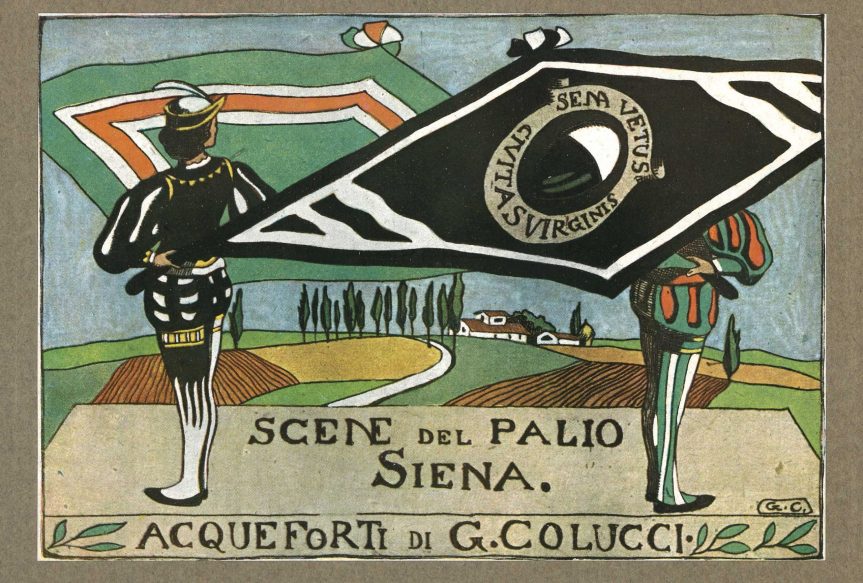 Palio di Siena: Il Palio di Guido Colucci, a Palazzo Sansedoni una selezione di acqueforti senesi