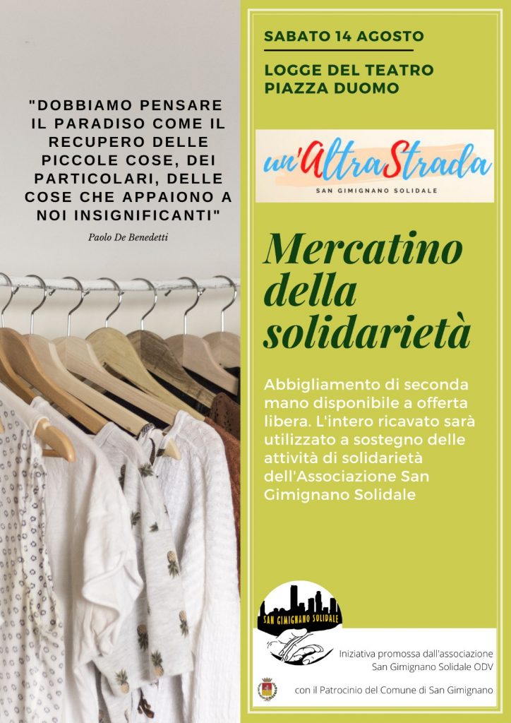 Provincia di Siena: Sotto le Logge del Teatro c’è il “Mercatino della Solidarietà”