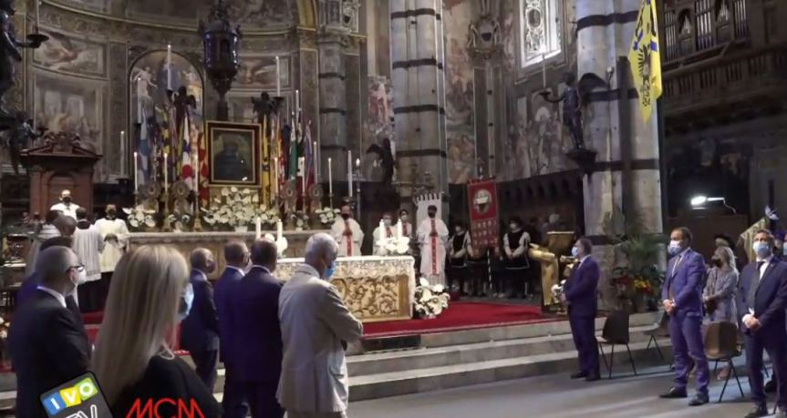 Siena: oggi 15/08 Diretta Live Messa della tradizionale festività di Maria Assunta