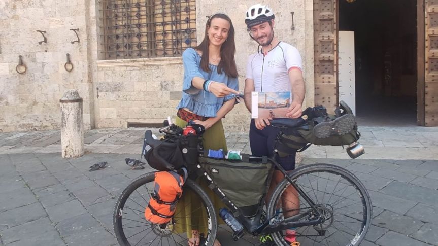 Siena: Il celebre blogger Franzese ha fatto tappa  nella nostra città