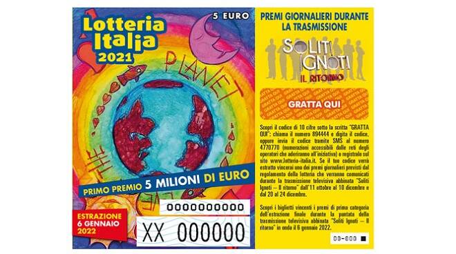 Italia, Lotteria Italia 2021: Tutti i biglietti vincenti di prima, seconda e terza categoria