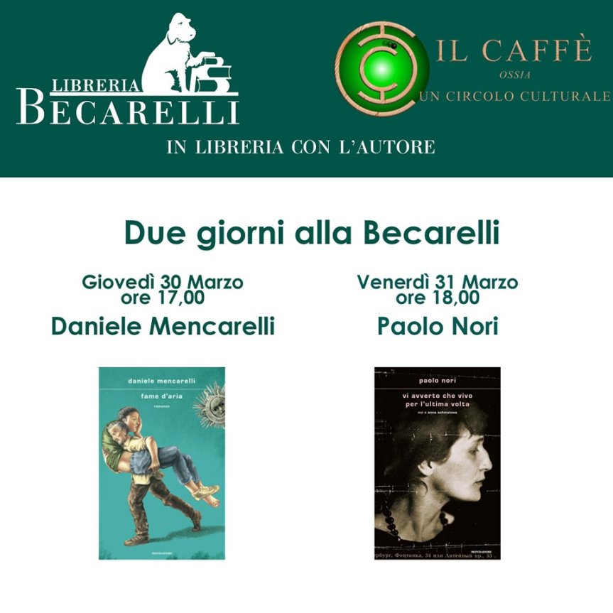 Siena: In libreria con l’autore, il 30 e 31 marzo alla Becarelli
