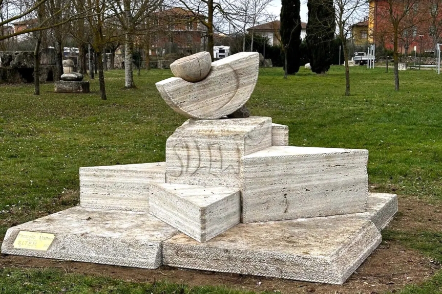 Provincia di Siena, Rapolano: inaugurazione nuova scultura nel Parco dell’Acqua