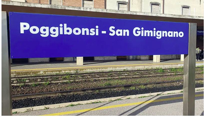 Provincia di Siena, Stazione ferroviaria Poggibonsi-San Gimignano: installati i nuovi cartelli