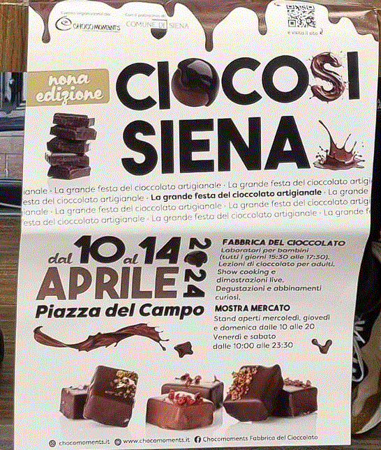 Siena: La città si trasforma nella città del cioccolato artigianale