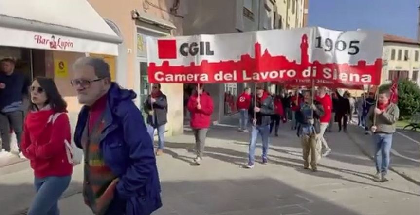Siena: “Adesso Basta”, sciopero proclamato da Cgil e Uil