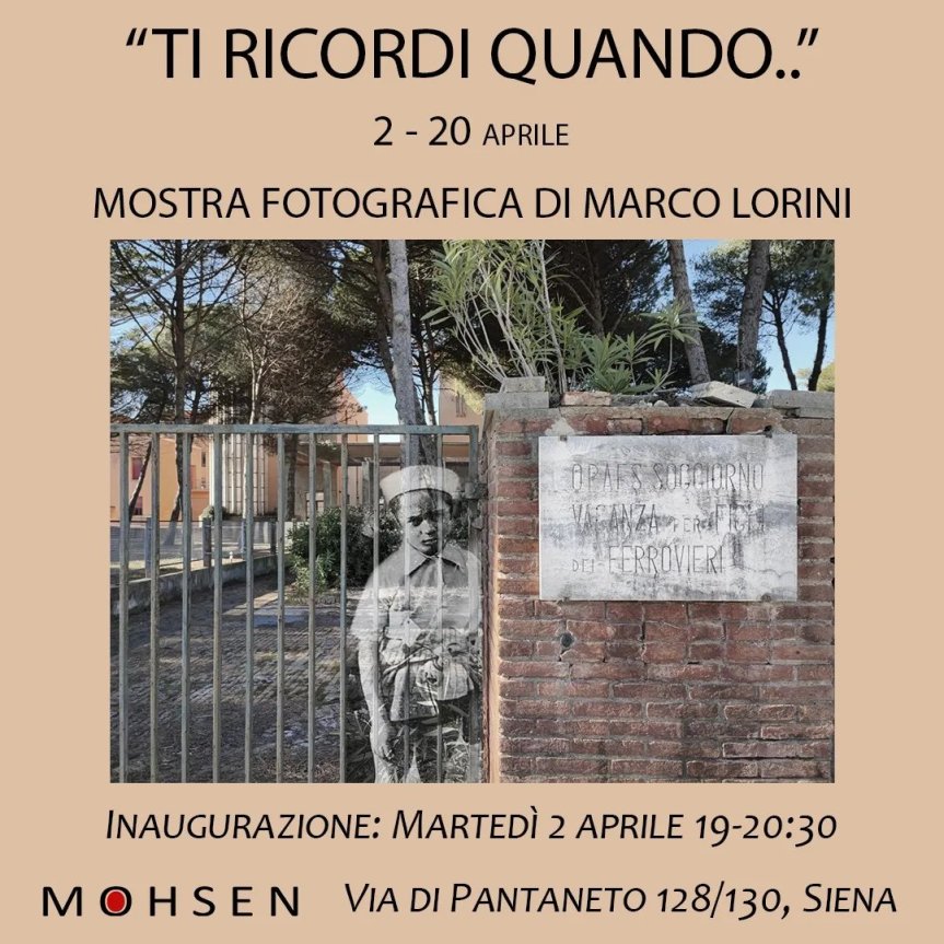 Siena: “Ti ricordi quando…”, mostra del fotografo Marco Lorini