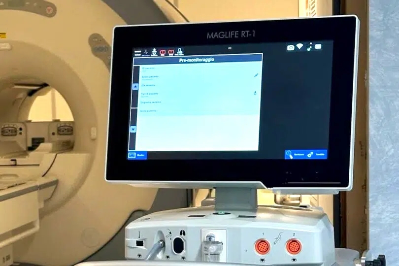 Provincia di Siena:  Ospedale di Nottola, con il monitor amagnetico i controlli sono più facili