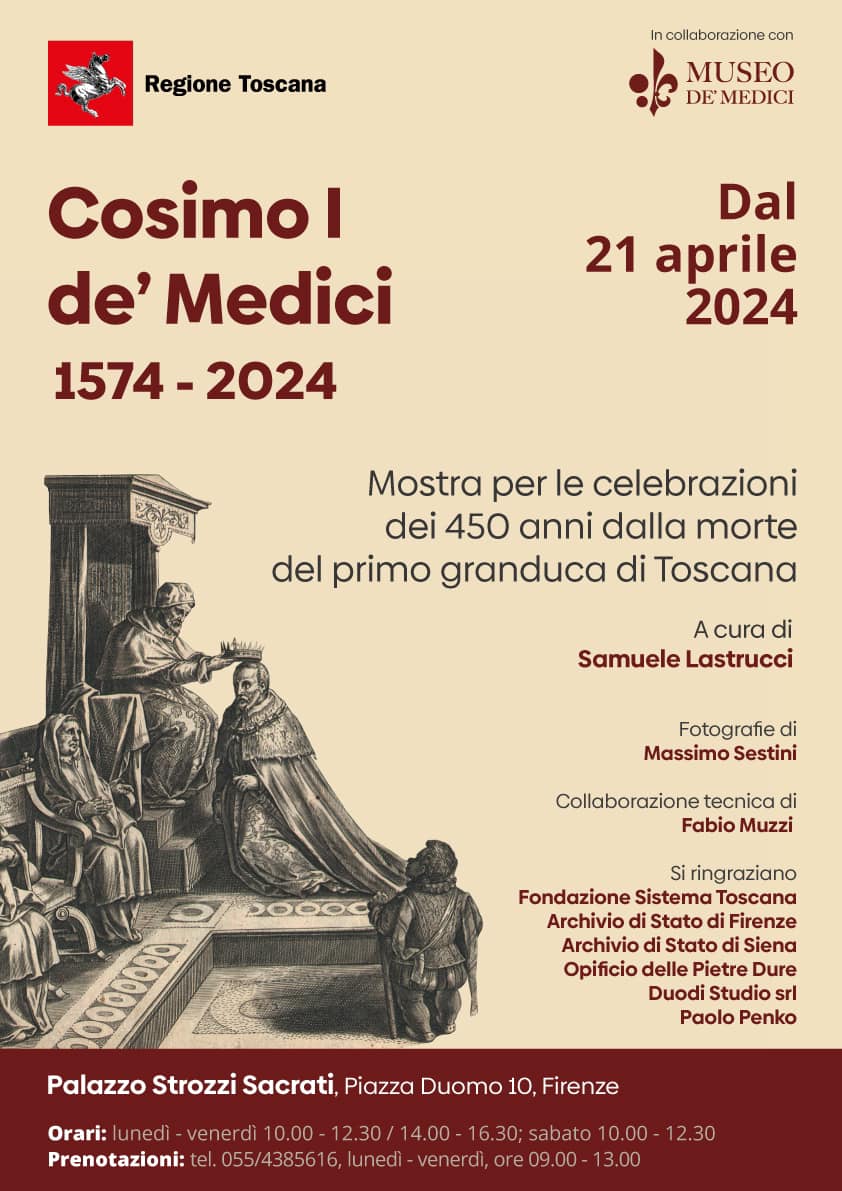 Siena: Cosimo I de’ Medici, 450 anni dopo
