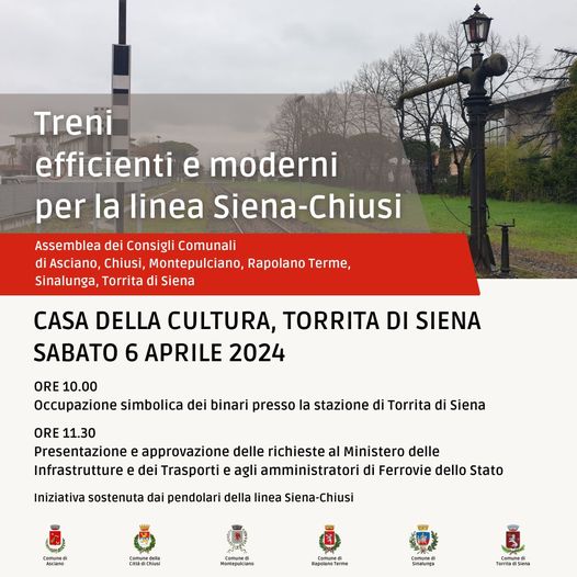 Provincia di Siena, Ferrovie, protesta dei pendolari: occupazione simbolica dei binari