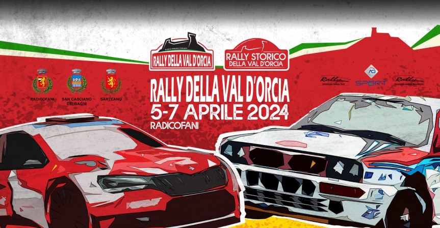 Provincia di Siena: Oltre 110 iscritti al Rally della Val d’Orcia 2024 ed al Rally Storico