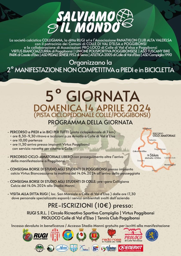 Provincia di Siena: Tanti giovani impegnati per “Salviamo il Mondo” a Colle e Poggibonsi