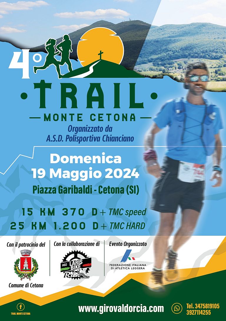 Provimncia di Siena: Trail Monte Cetona, sfida impegnativa ma intrigante
